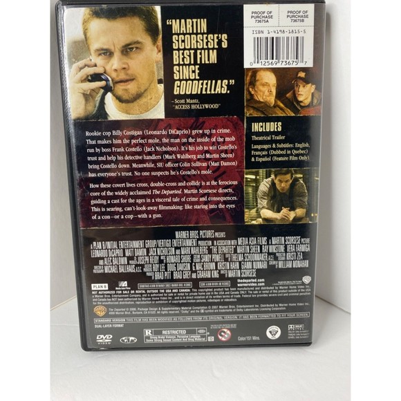 The Departed (DVD, 2006) - Picture 2 of 5